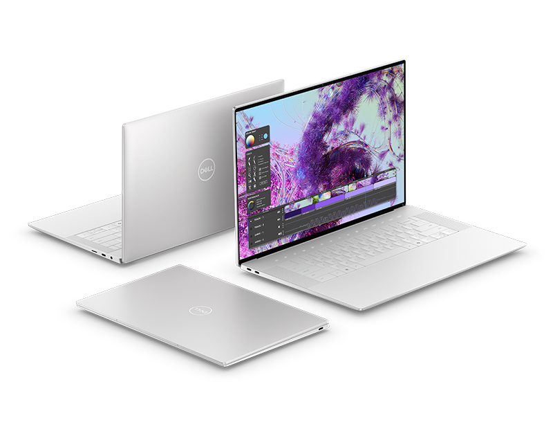 Kategorieseite der XPS-Laptopproduktreihe Modulbanner in Platinum