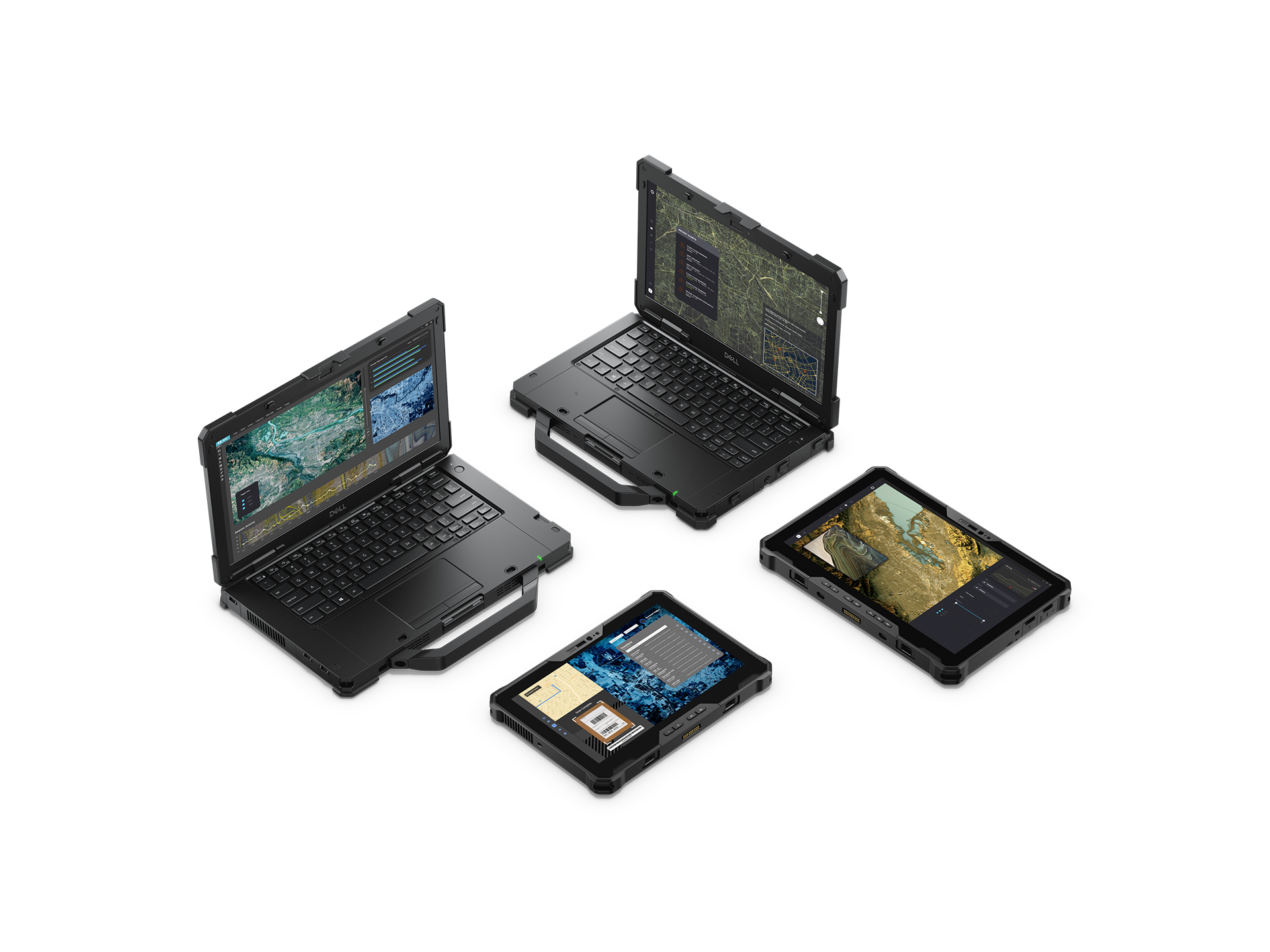 Tablettes Rugged et ordinateurs portables tactiles Rugged de la série Latitude 5000/7000