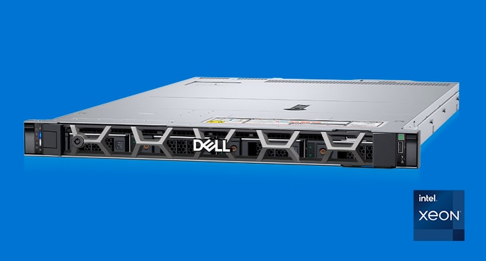 Dell PowerEdge with Intel ® Xeon ® logo on the right corner.