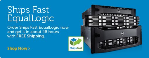 EqualLogic Ships Fast