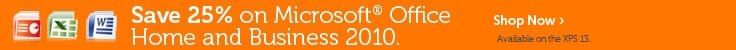 Save 25% on Microsoft Office Home and Business 2010. Customize and buy.