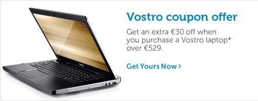 Extra savings on Vostro laptops Extra savings on Vostro laptops