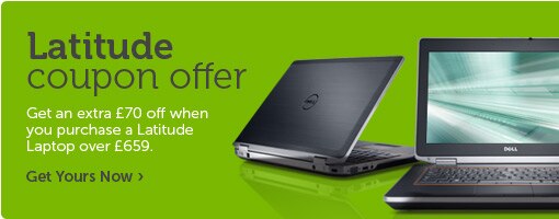 Extra Savings on Latitude Laptops