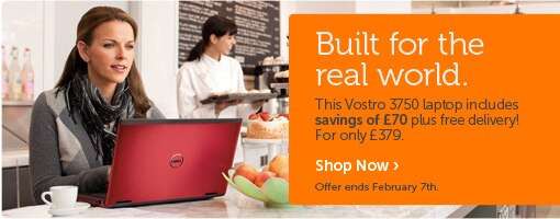 Specially designed for small business, this Vostro laptop includes the latest Intel technology. Enjoy the deal of the week now!