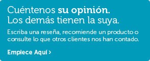 Cuéntenos su opinión. Los demás tienen la suya. Cuéntenos su opinión. Los demás tienen la suya.