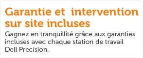 Garantie et intervention sur site incluse