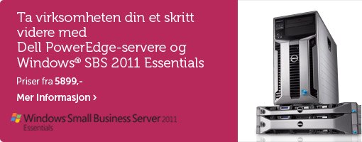 Første server-løsning Første server-løsning