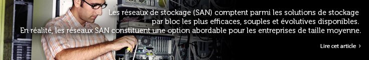 Consolidation du stockage Consolidation du stockage