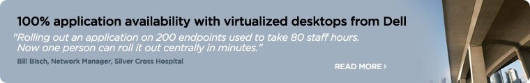 100% Application Availability with Virtualized Desktops from Dell
