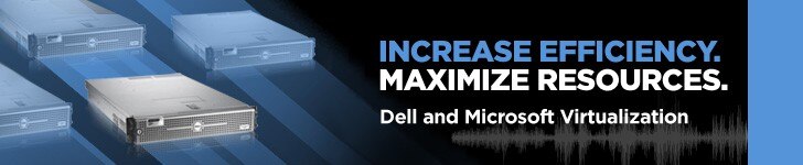 Increase Efficiency.  Maximize Resources.   Dell and Microsoft Virtualization