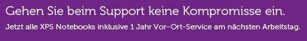 Inklusive 1 Jahr Vor-Ort-Service am nächsten Arbeitstag