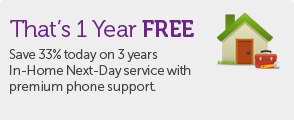 That's 1 Year Free
