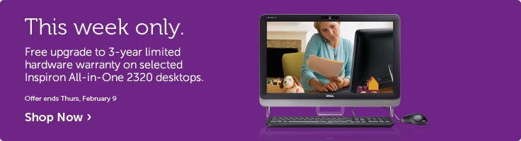 Dell Desktop Promotion