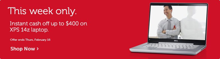 Dell XPS Laptop Promotion