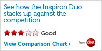 See how the Inspiron Duo stacks up against the competition See how the Inspiron Duo stacks up against the competition