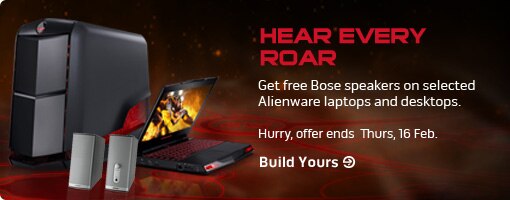 Bose speakers with Alienware systems