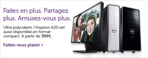 Dell PC de bureau Inspiron 620 Dell PC de bureau Inspiron 620