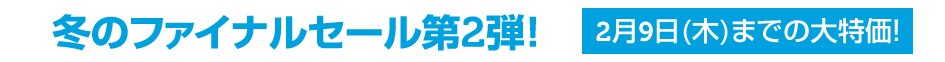 冬モデルファイナルセール