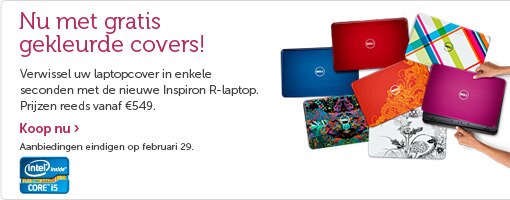 Gratis kleuren cover! Inspiron R laptops