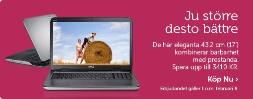 Bärbara med stora skärmar
