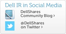 Dell Investor Relations in Social Media
