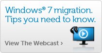 Windows 7 migration webcast