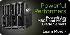 Learn more about PowerEdge M805 and M905 Blade Servers