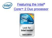 Intel Core 2 Duo Processor