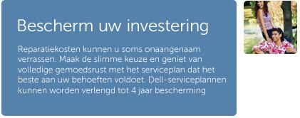 Bescherm uw investering