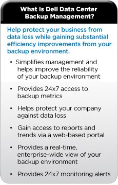 Datas Center Management Backup Features