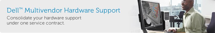 Dell Multivendor Hardware Support Lessen the burden on resources managing complex multivendor environments 