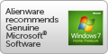 Alienware recommends Genuine Microsoft® Software