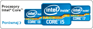 przedstawiamy szybszą, bardziej inteligentną rodzinę procesorów intel core