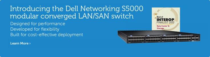 Dell Force10 S Series managed switches