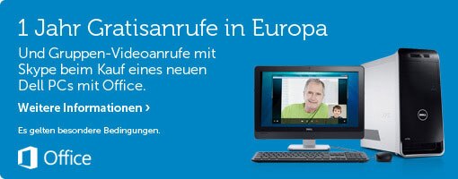 Office bestellen und 1 Jahr Gratisanrufe in Europa mit Skype erhalten