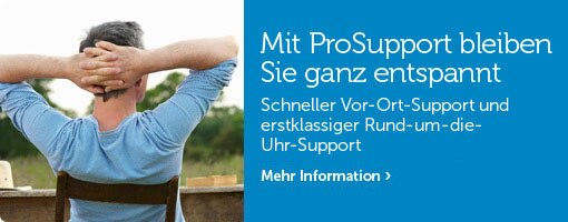 Mit ProSupport sind Sie und Ihr Unternehmen bestens gegen Ausfälle und technische Probleme geschützt.