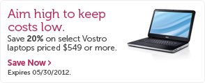 Save 20% off select Vostros! Save 20% off select Vostros!