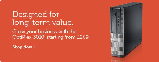 Designed for long-term value. Grow your business with the OptiPlex 3010, starting from £269. Designed for long-term value. Grow your business with the OptiPlex 3010, starting from £269.