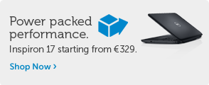 Inspiron 17, starting from €329