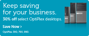 Save 30% off OptiPlex desktops!