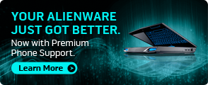 Alienware now with Premium Phone Support Alienware now with Premium Phone Support