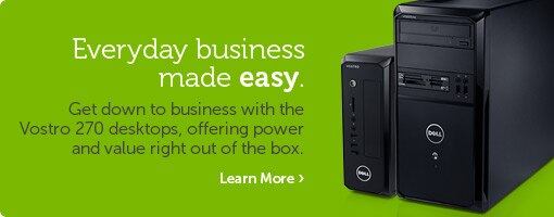 Vostro 270 business desktops