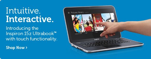 Inspiron 15z Ultrabook™ with touch screen