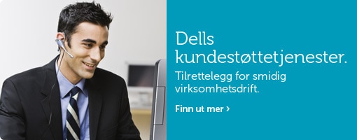 Dells kundestøttetjenester.