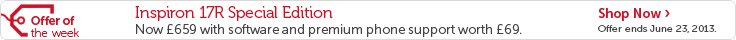 Offer of the Week - Inspiron 17R Special Edition