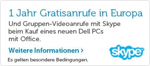 1 Jahr Gratisanrufe in Europa mit Skype