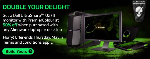 50% off U2711 monitor with purchase of Alienware systems