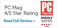 PC Mag 4/5 Star Rating