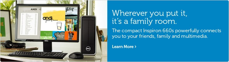 Inspiron 660s slim tower desktop