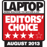 XPS 12 - LAPTOP Magazine - Editors Choice Award